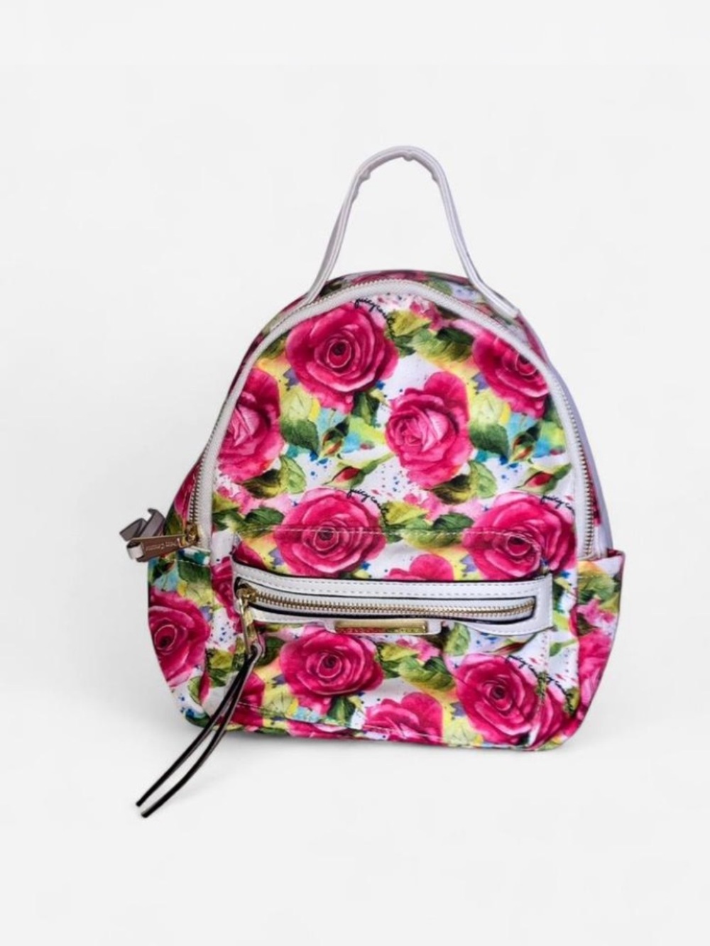 Juicy Couture Pink Rose Print Mini Backpack